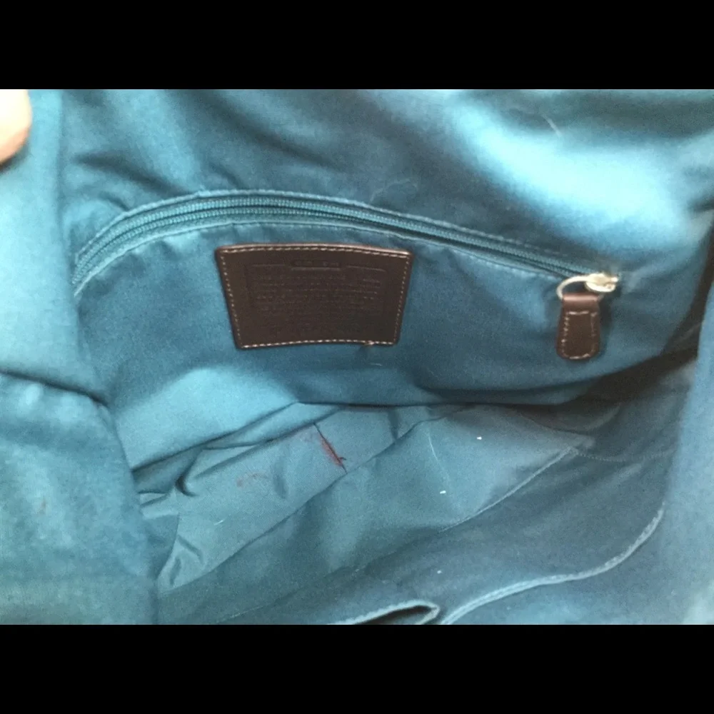 Coach Brown Leather Chelsea Hobo Crossbody READ